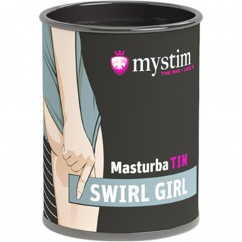 Минимастурбатор компактный универсальный MYSTIM MASTURBATIN SWIRL GIRL - WAVES